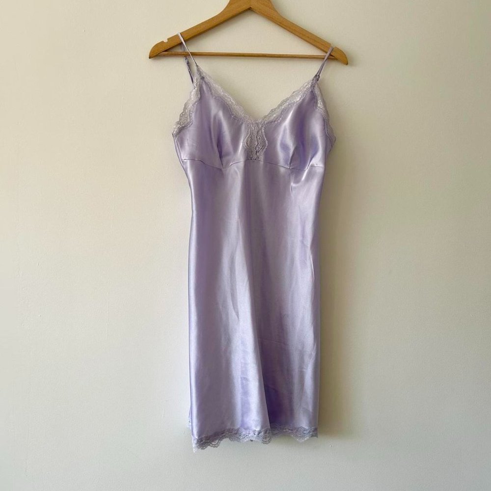 women's purple nightgown